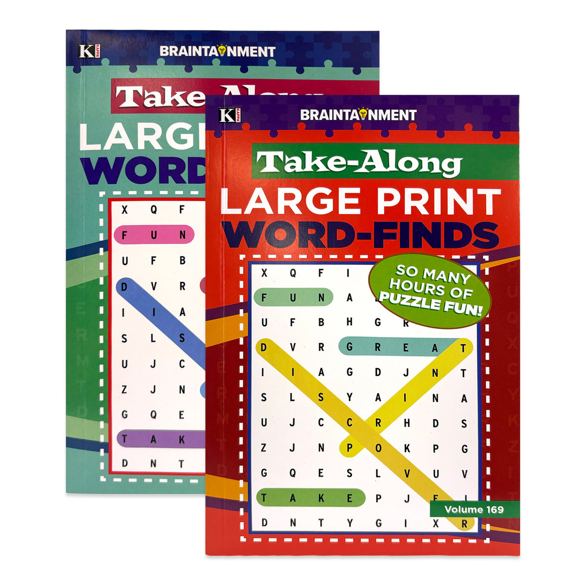 Take Along Large Print Word Finds Puzzle Book, Digest