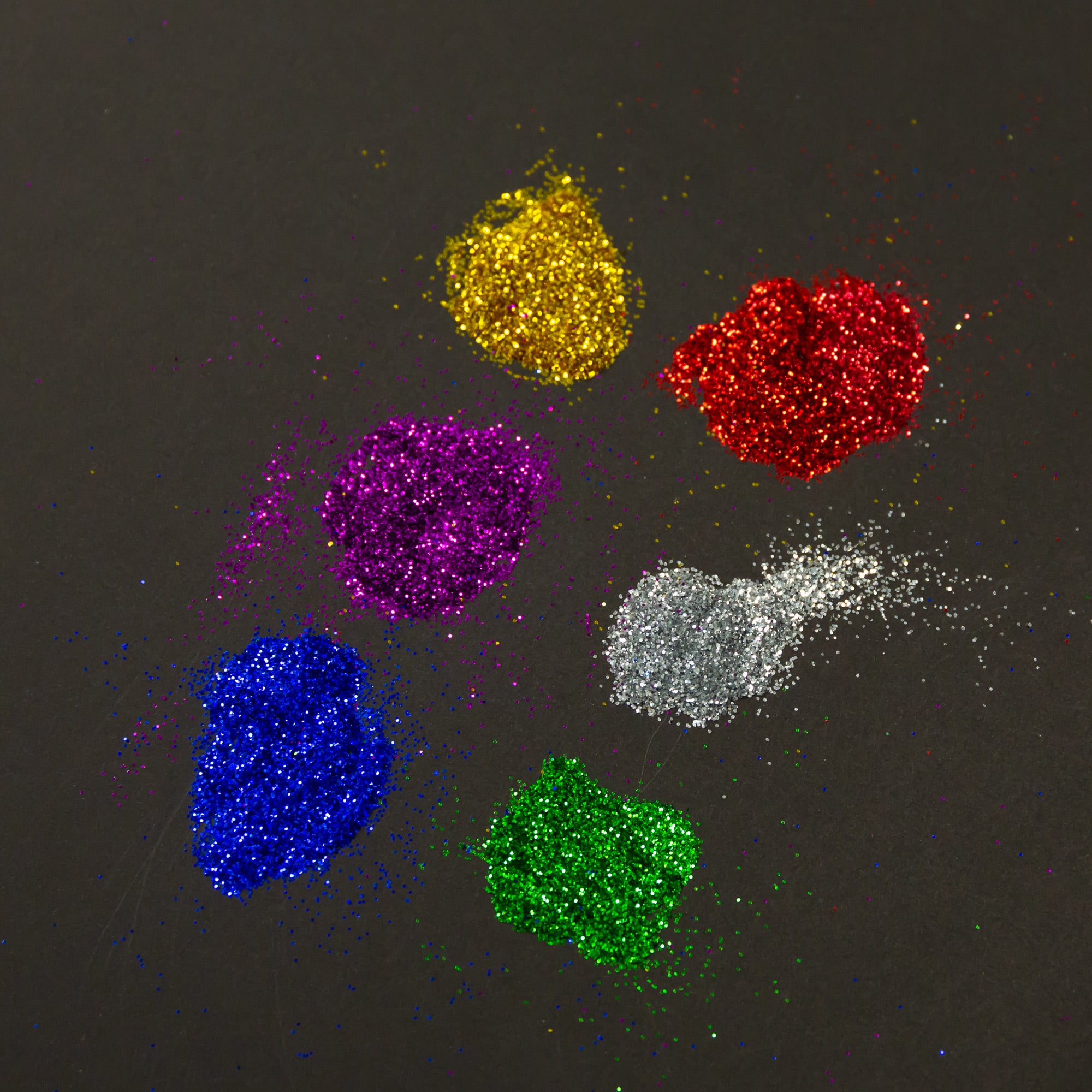 4 Primary Colors Glitter Shakers, 0.28 oz