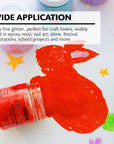 2 oz (56.6g) Primary Color Glitter Shaker