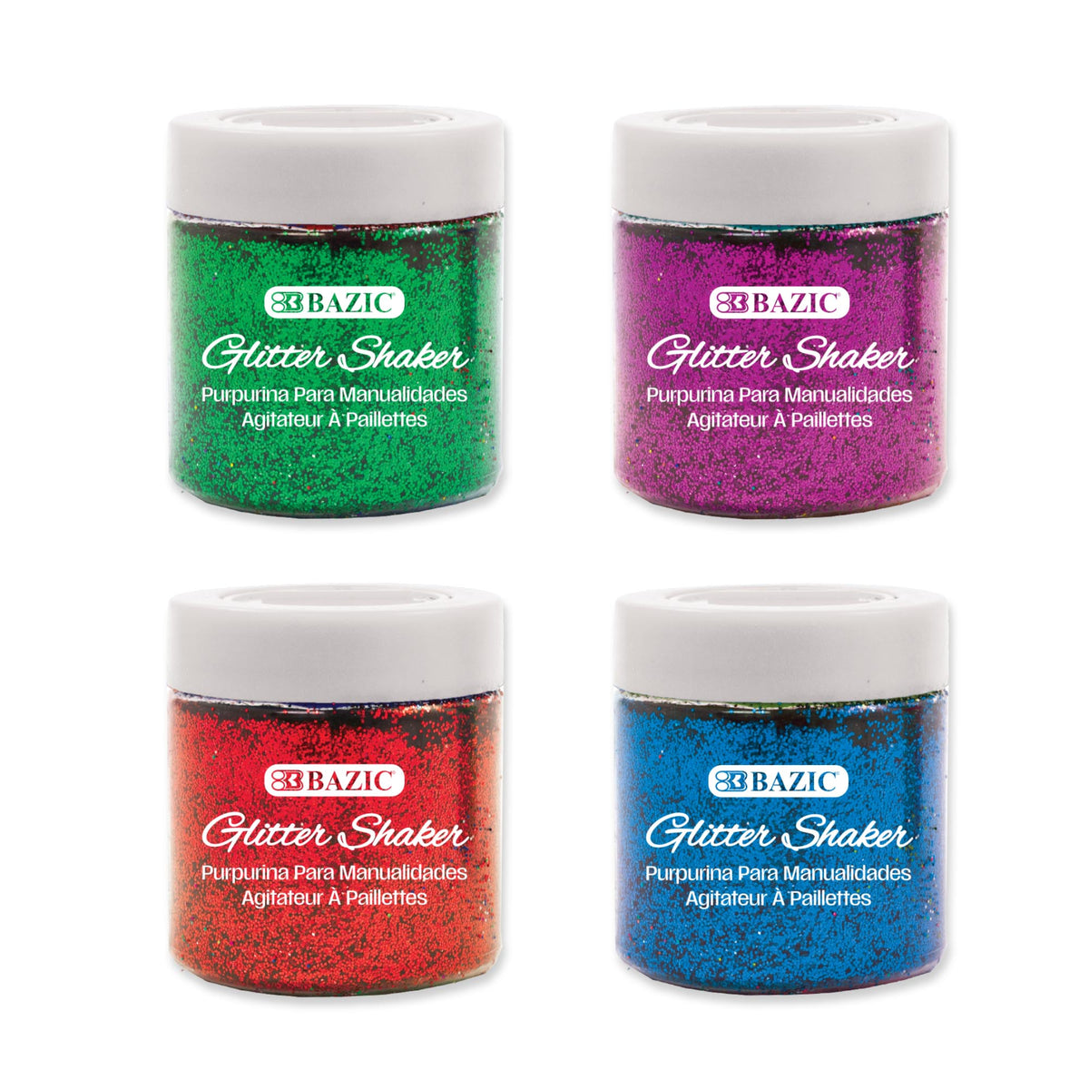 Primary Glitter Shaker, 2 oz