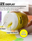2 oz (56.6g) Neon Color Glitter Shaker