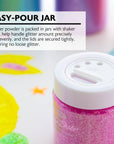 2 oz (56.6g) Neon Color Glitter Shaker