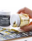 2 oz (56.6g) Gold and Monochrome Glitter Shaker
