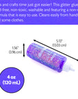 4 FL OZ (120 mL) Celestial Series Glitter Glue