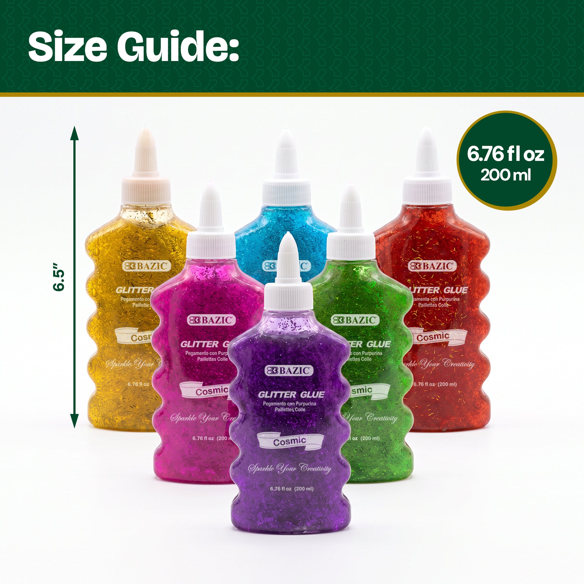 Cosmic Glitter Glue, 6.76 fl oz