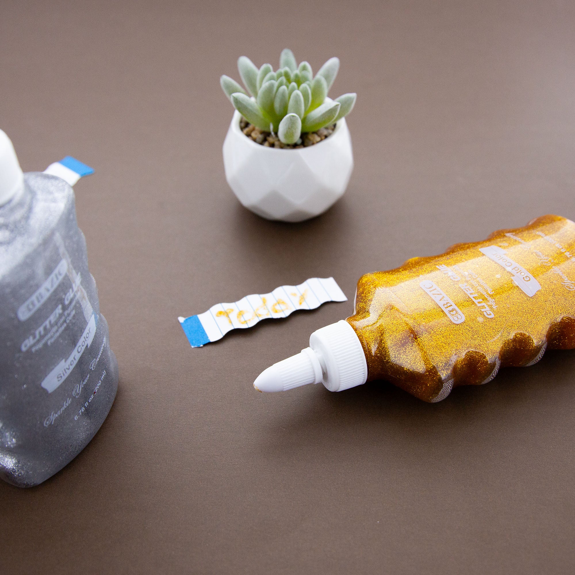 6.76 FL OZ (200 mL) Iridescent/Silver/Gold Color Glitter Glue