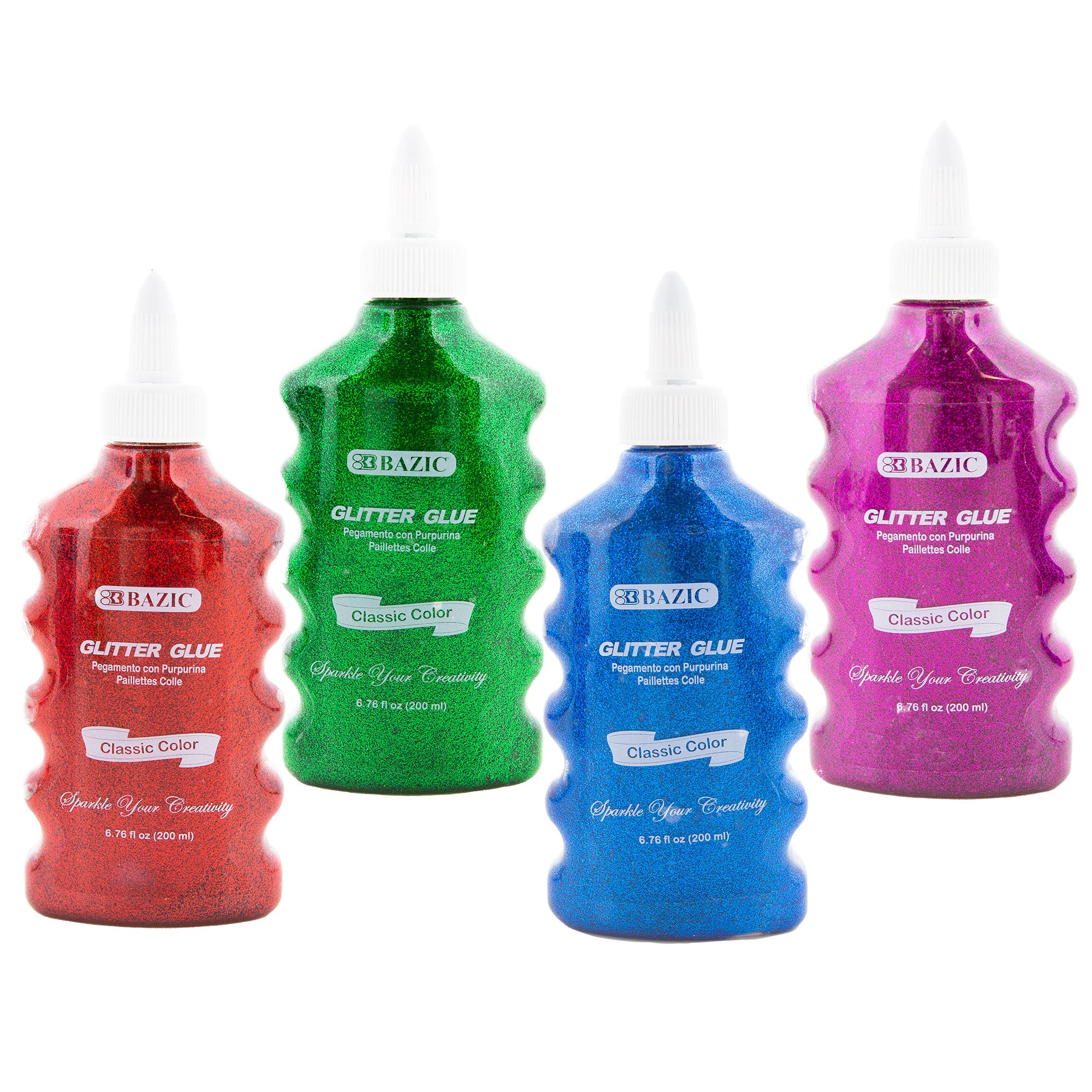 6.76 FL OZ (200 mL) Classic Color Glitter Glue