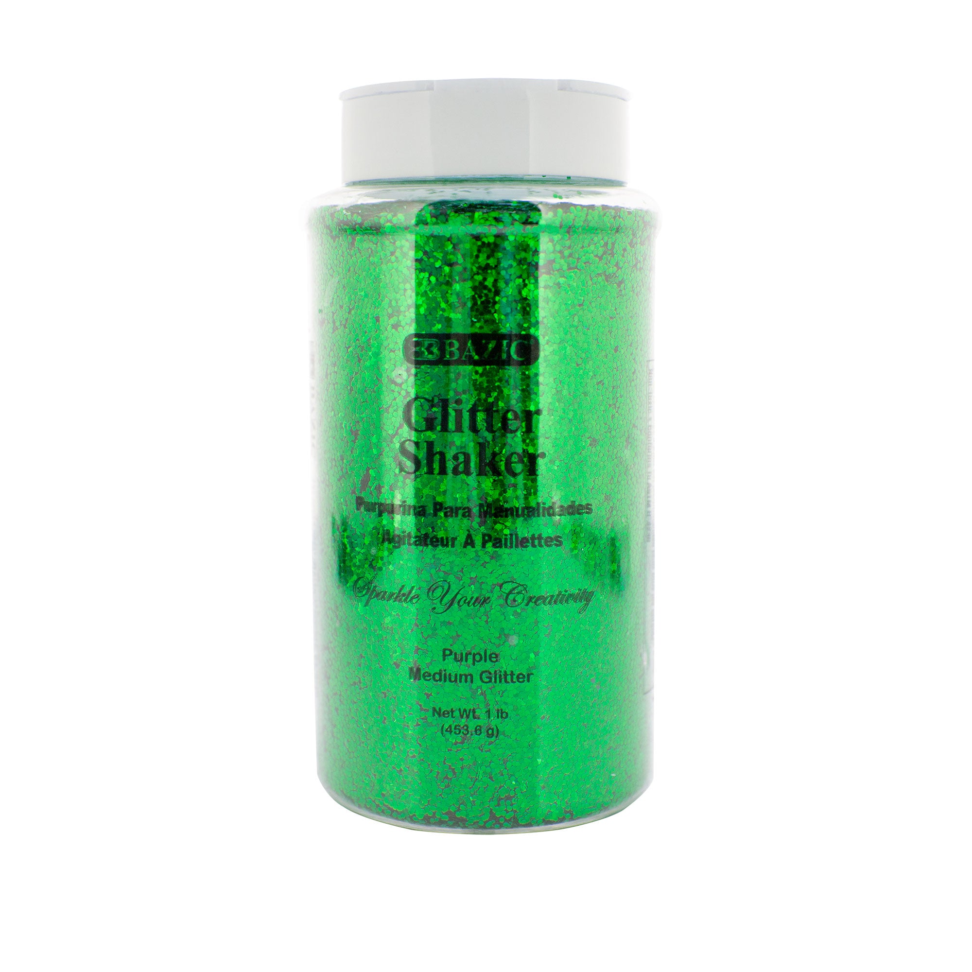 1lb / 16 oz Green Glitter
