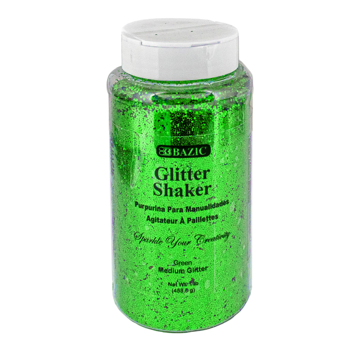 BAZIC Green Craft Glitter, 1 lb (16 oz)