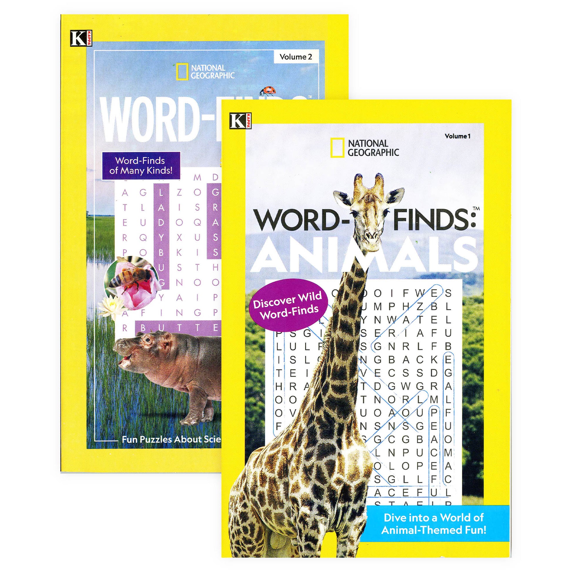KAPPA National Geographic Word Finds Puzzle Book