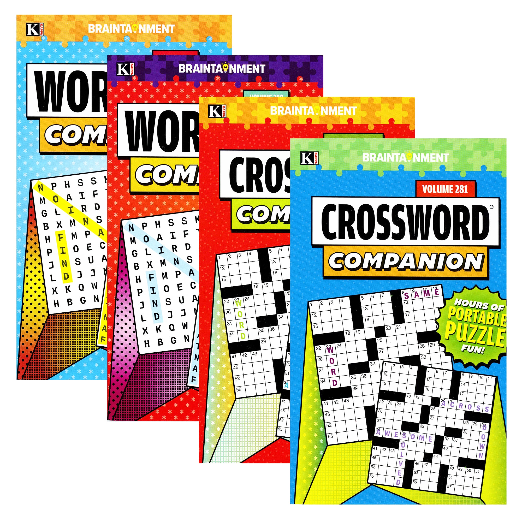 BAZIC Companion Series Variety Puzzle Book, Digest Size, 5.2 x 8.27 in