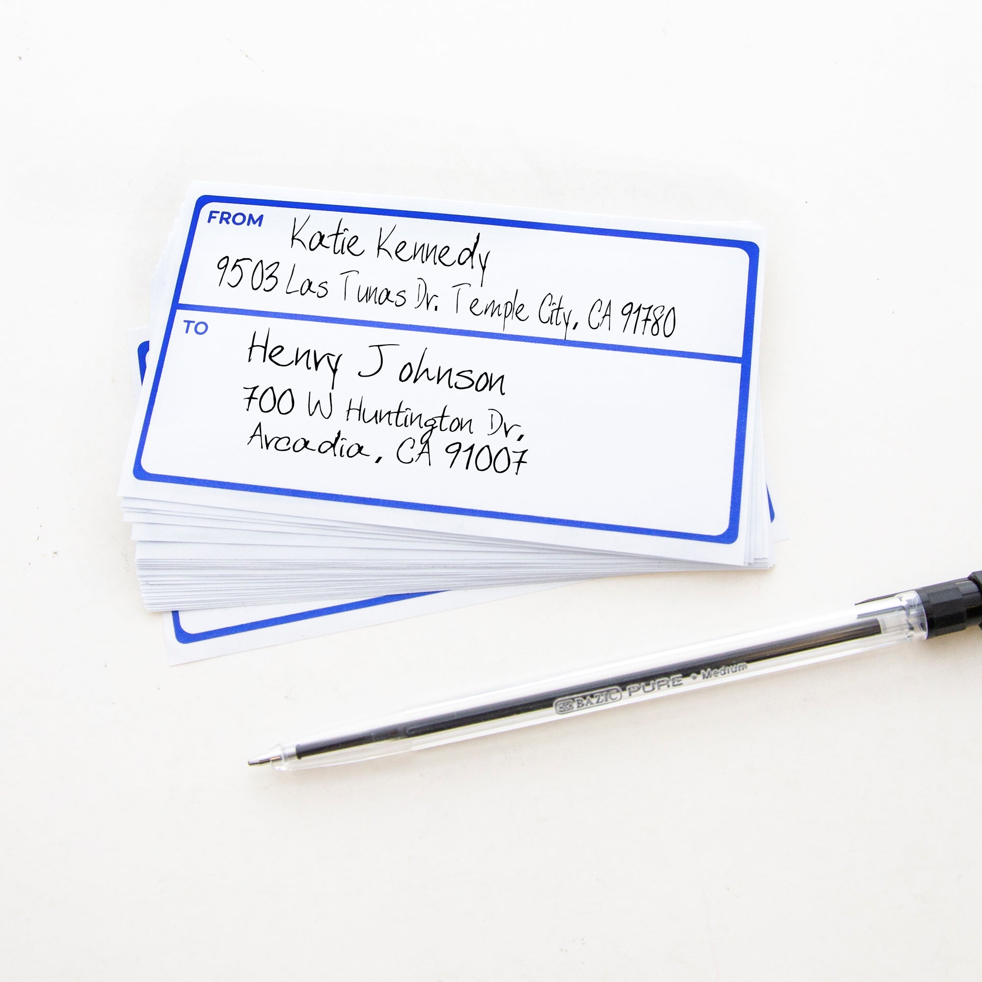 Mailing Labels, 2.5" x 4.5", 25 Count