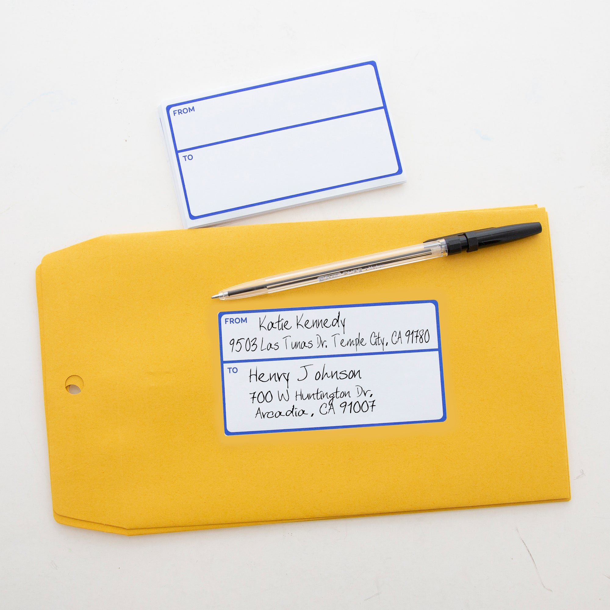 Mailing Labels, 2.5" x 4.5", 25 Count