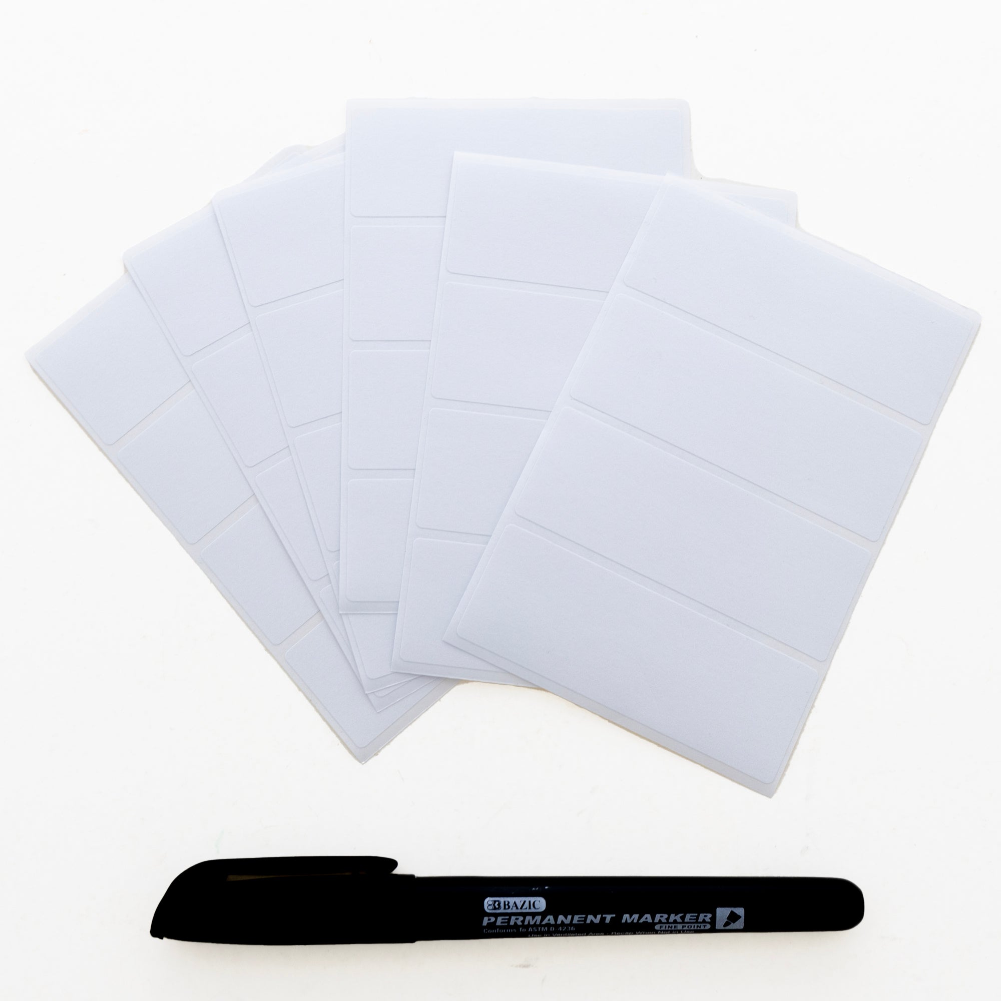 Labels, 128 Multi-Purpose Labels, 2.75" x 1"