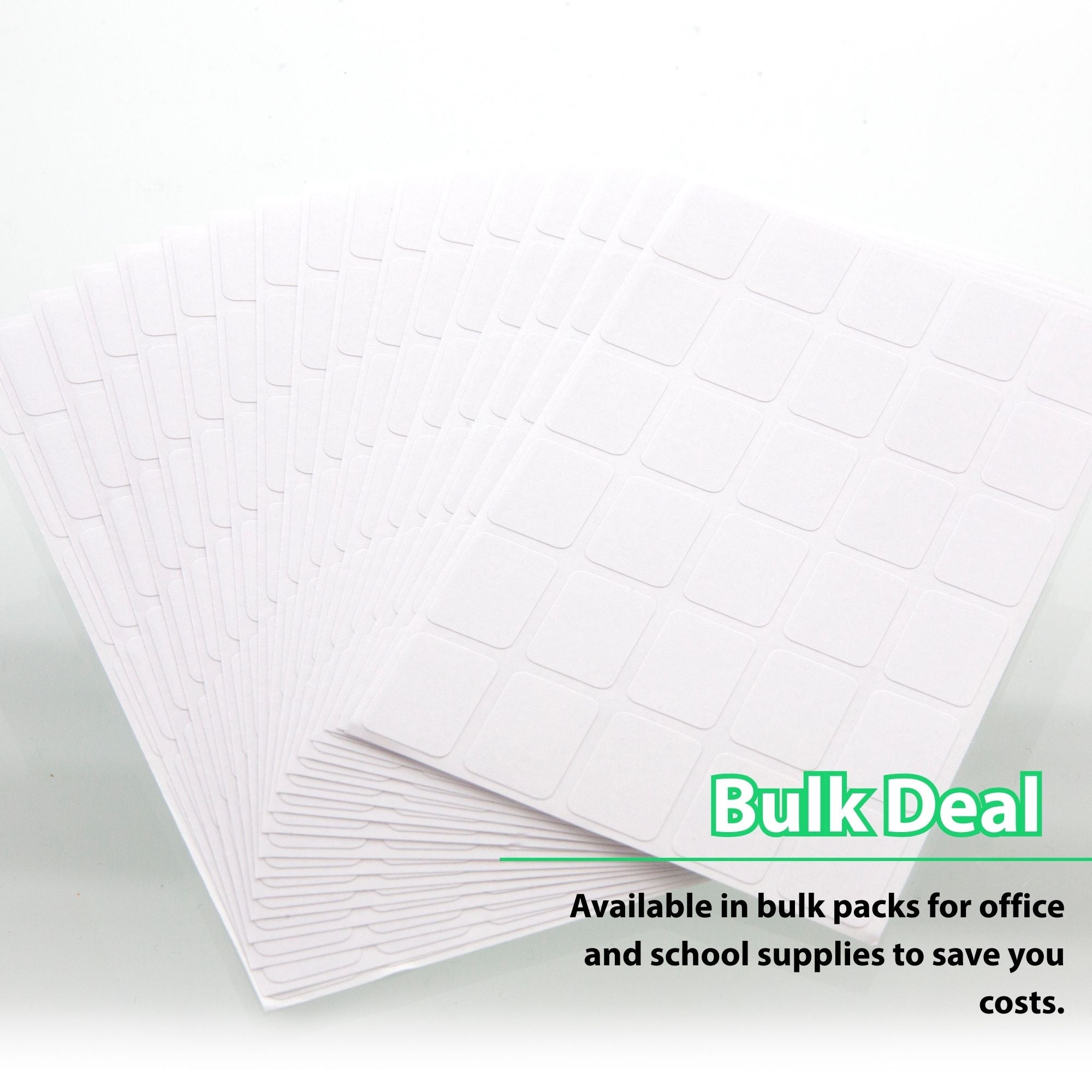 White Multipurpose Labels, 510 Pack, 1/2 x 3/4 in