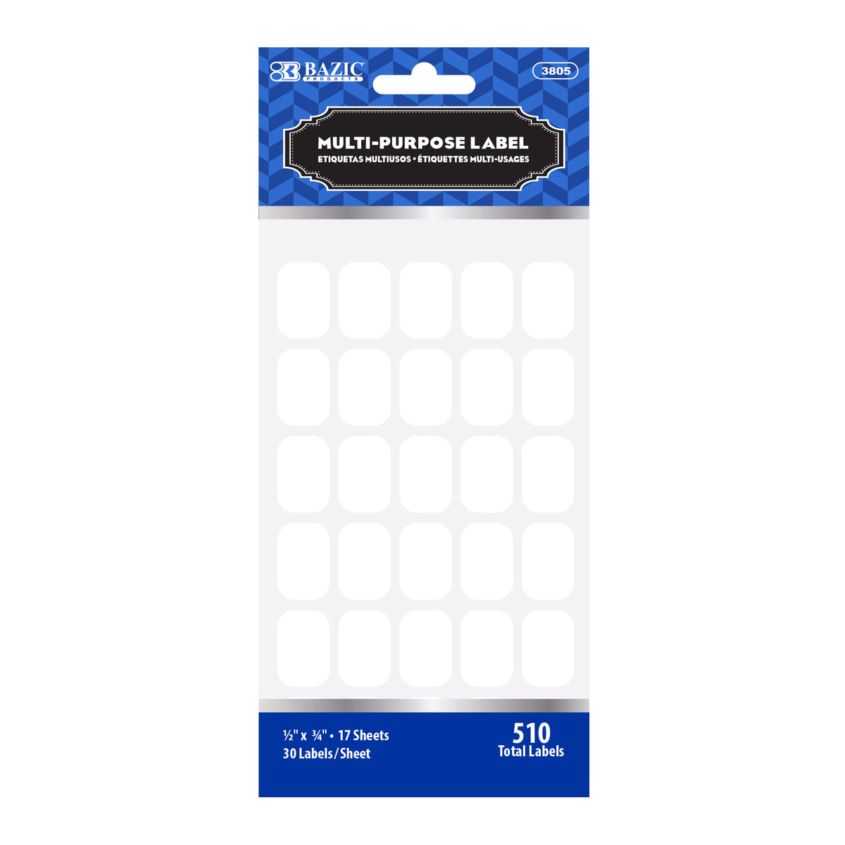 White Multipurpose Label 