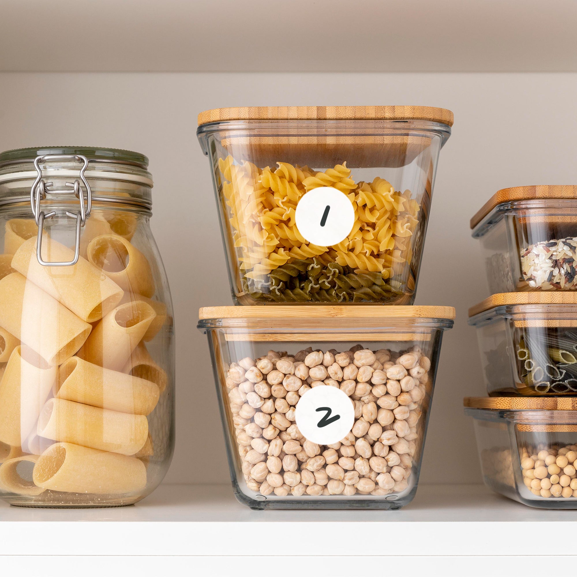 White 3/4" Round Label (504/Pack)