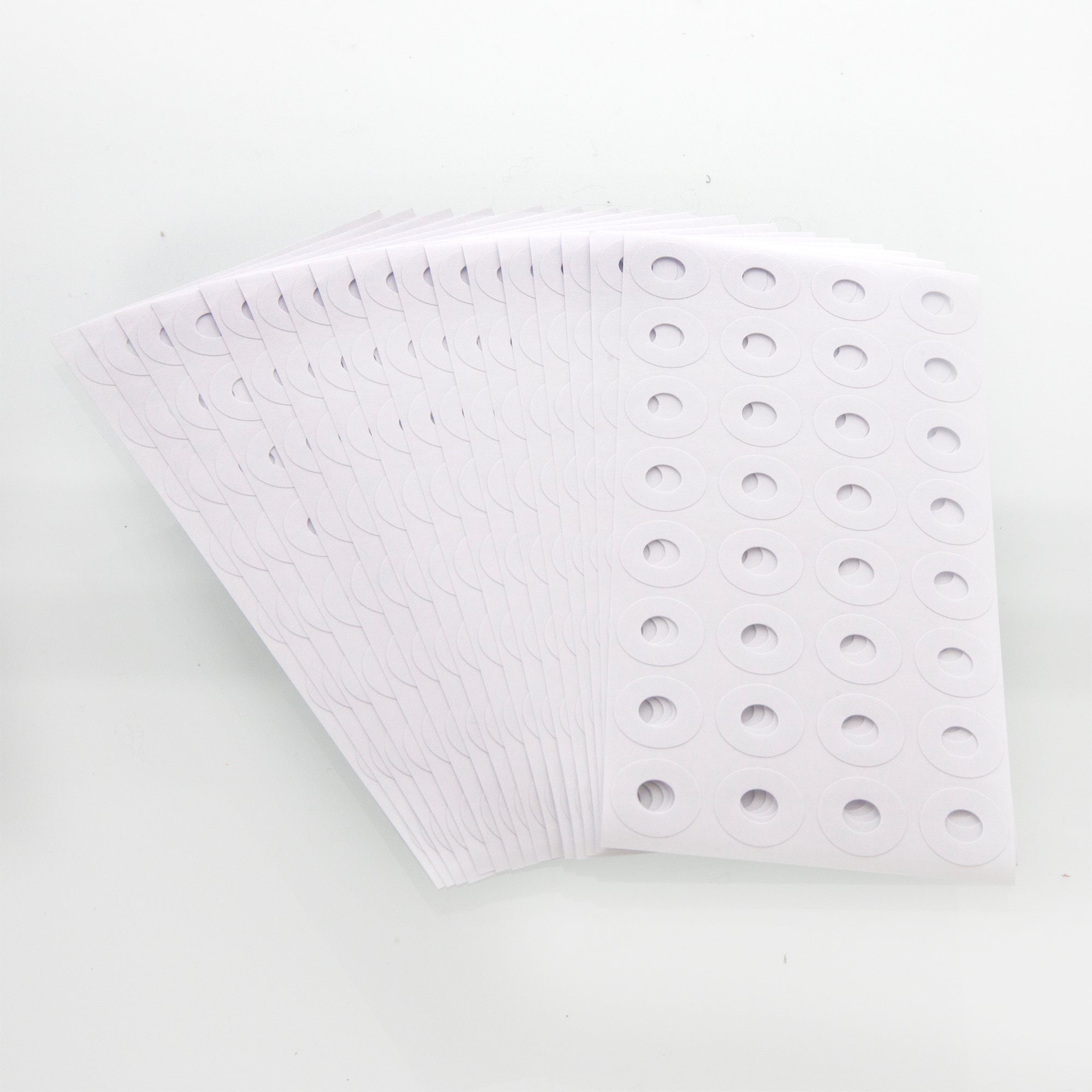 White Hole Reinforcement Labels, 1/4 in