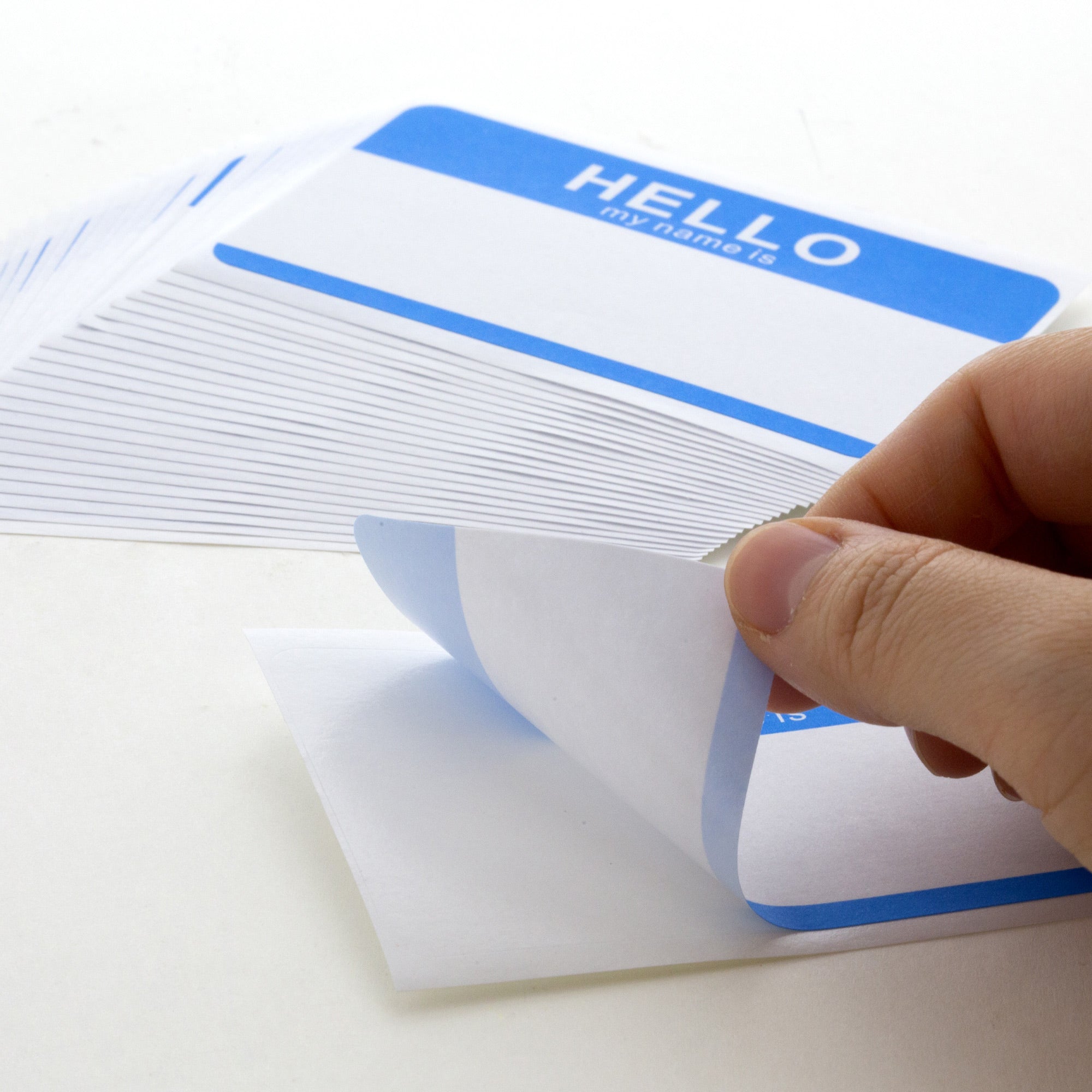 HELLO My Name Is Name Badge Labels, 25 Pack, 3.7 x 2.25 in
