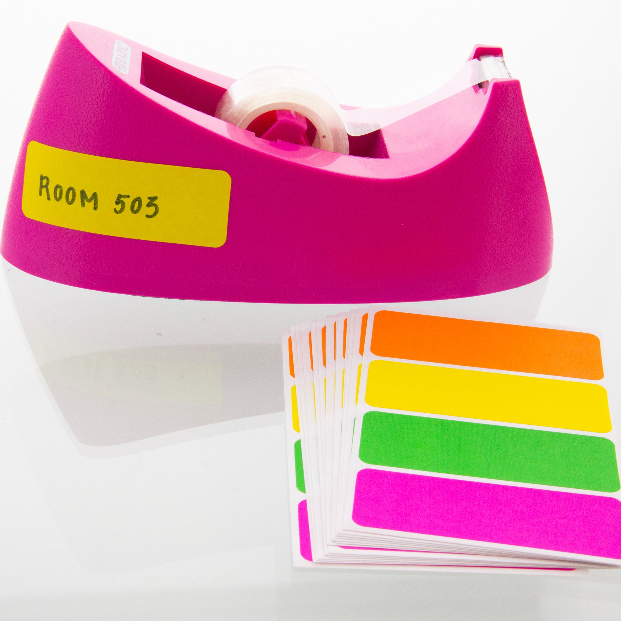Fluorescent Multipurpose Labels, 60 Pack, 2 3/4 x 1 in