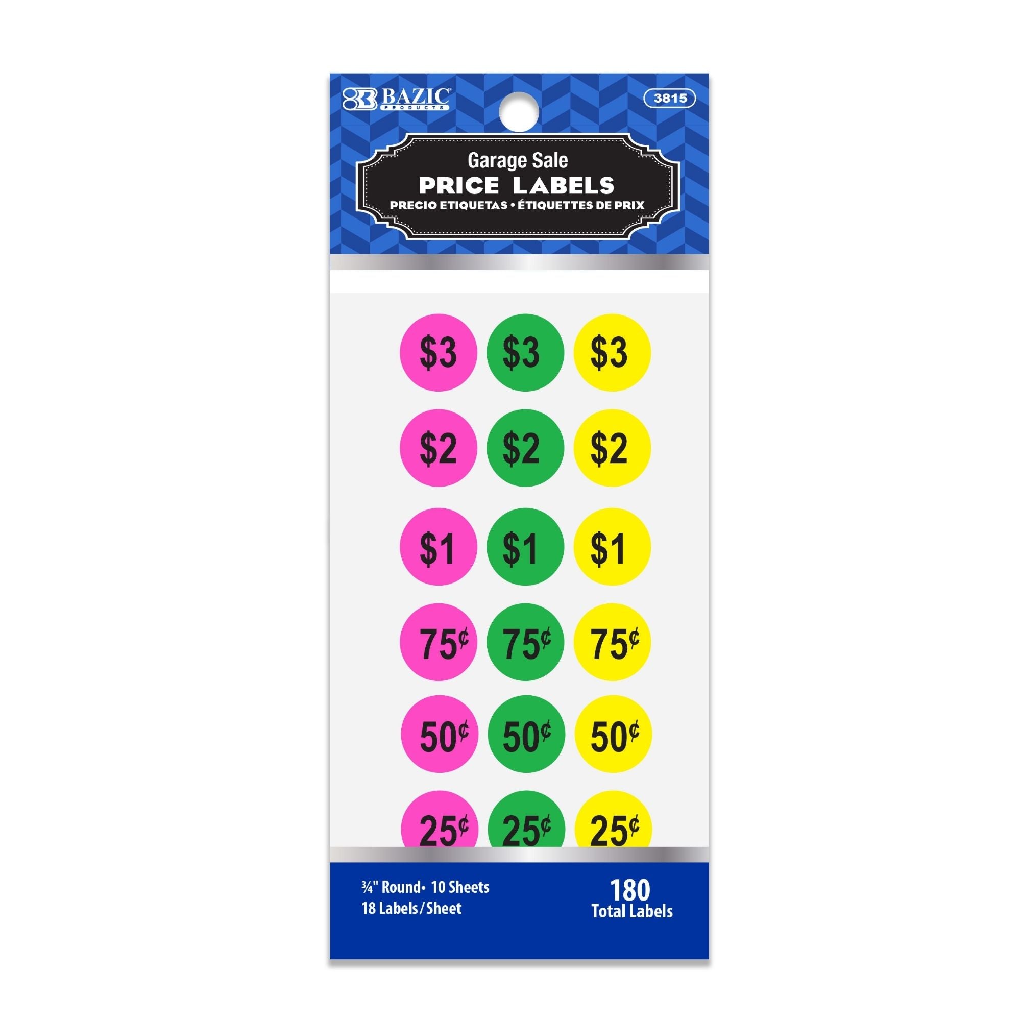 Garage Sale Label (180/Pack)