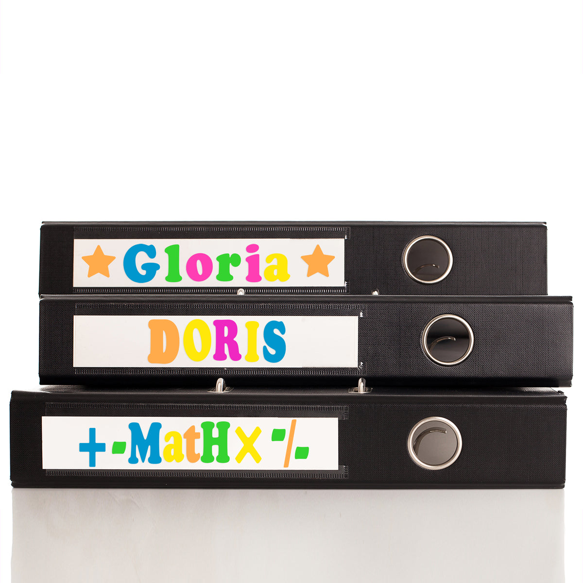 Multicolor Alphabet Number Stickers, 1 in