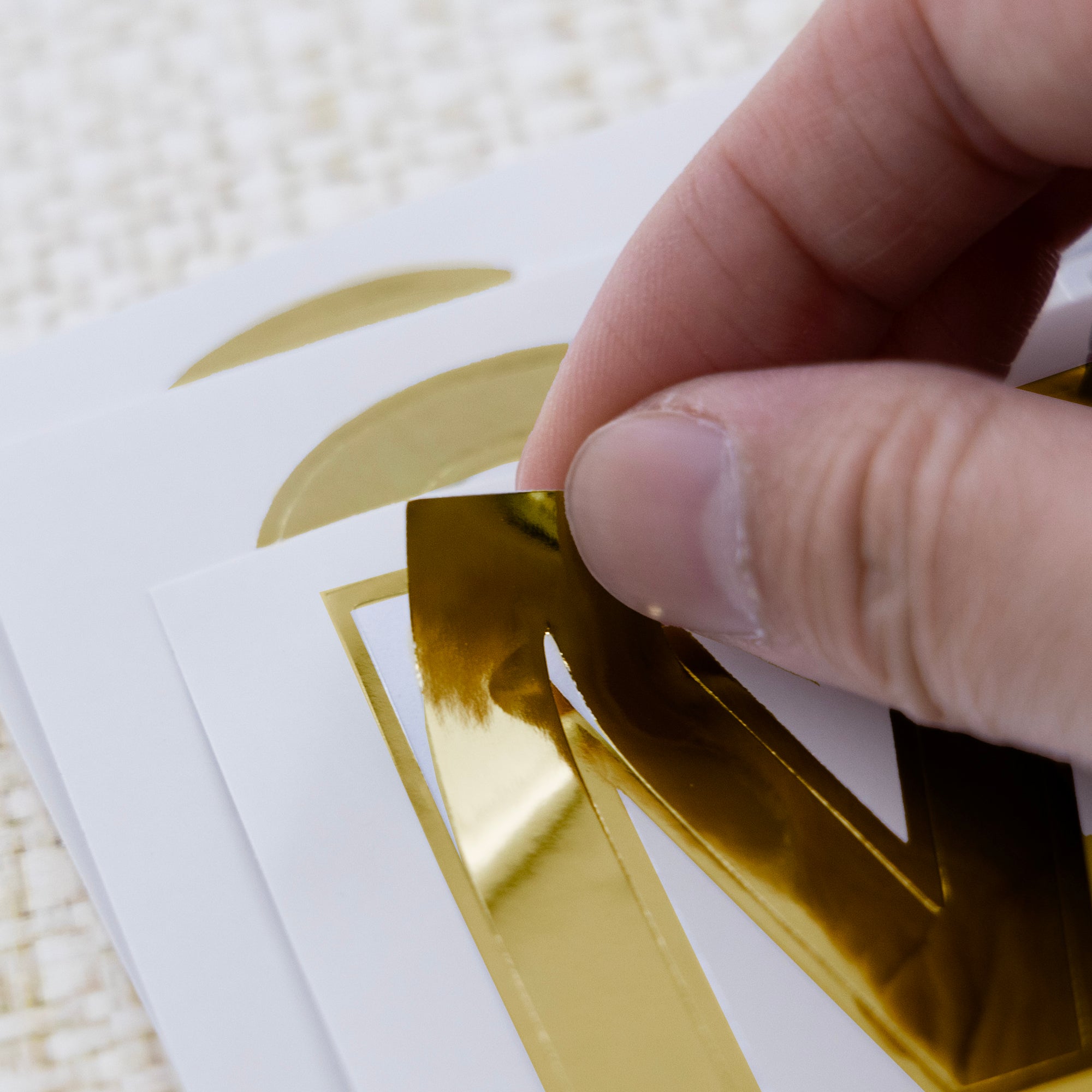 Gold Metallic Alphabet and Number Stickers, 2 in, 72 Pack