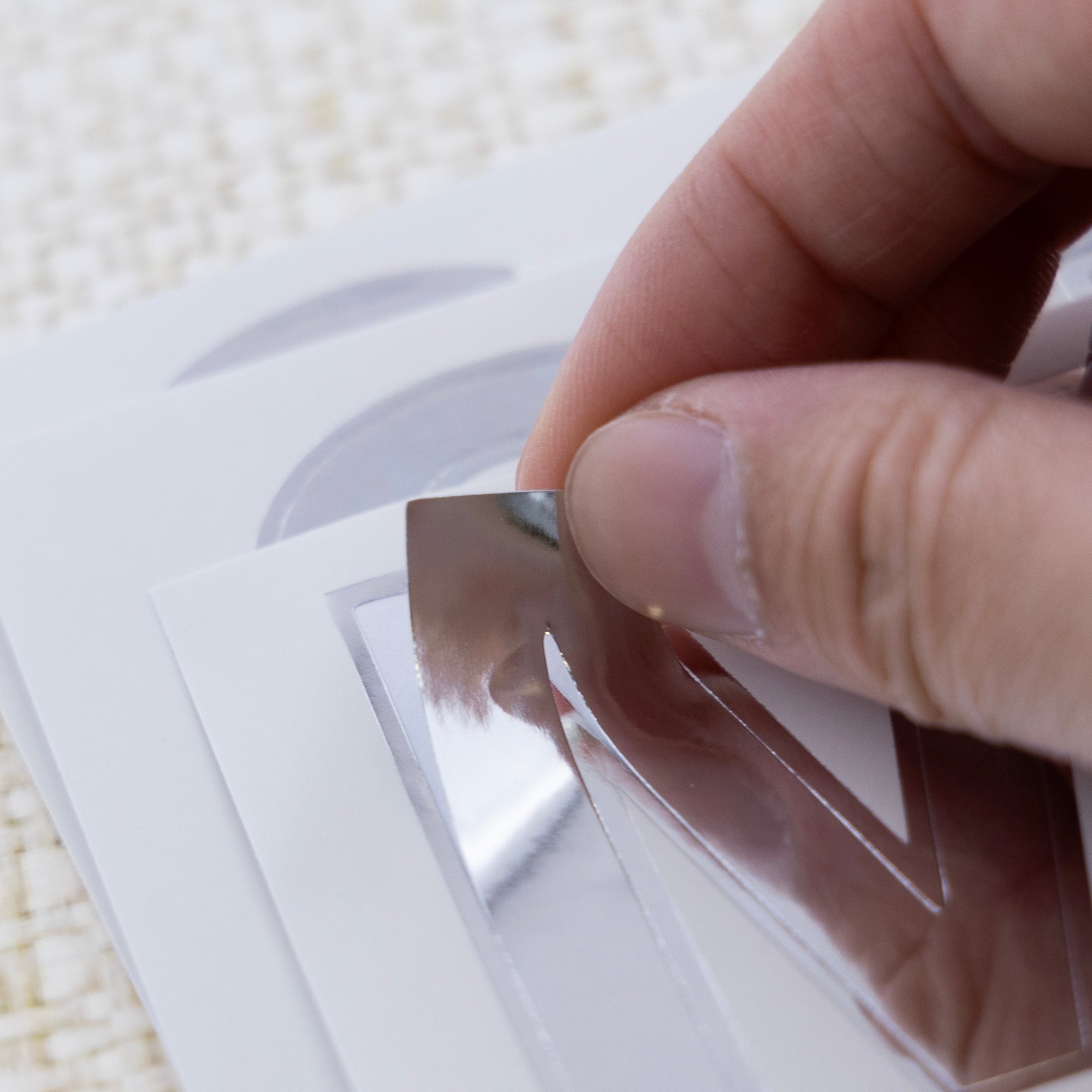 Silver Metallic Alphabet and Number Stickers, 2 in, 72 Pack