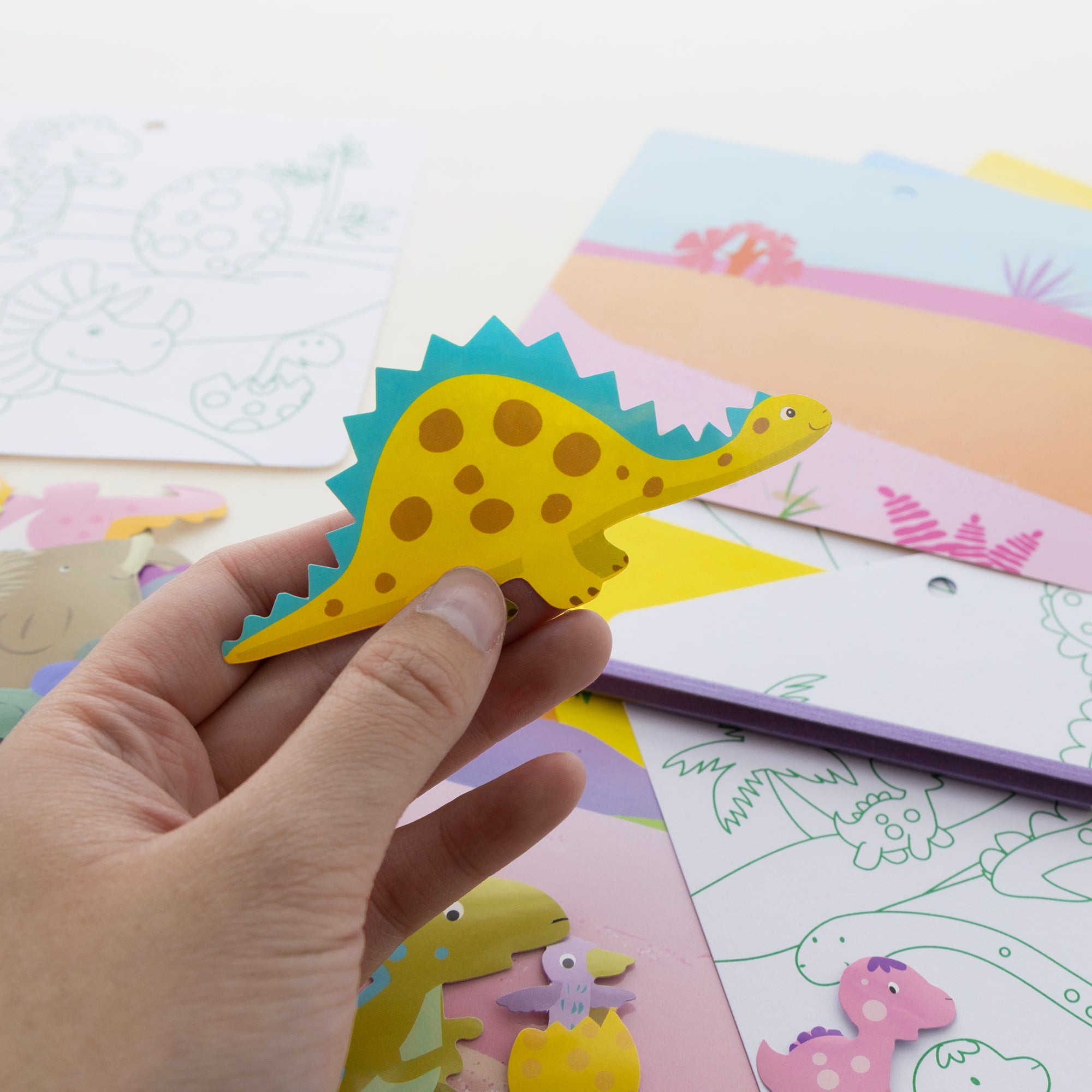 Dinosaur Stickers & Activity Sheets, 80 Count