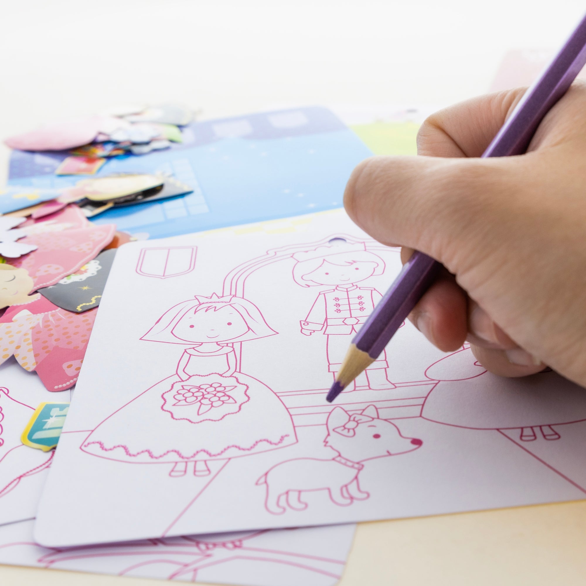 Princess Stickers & Activity Sheets, 80 Stickers