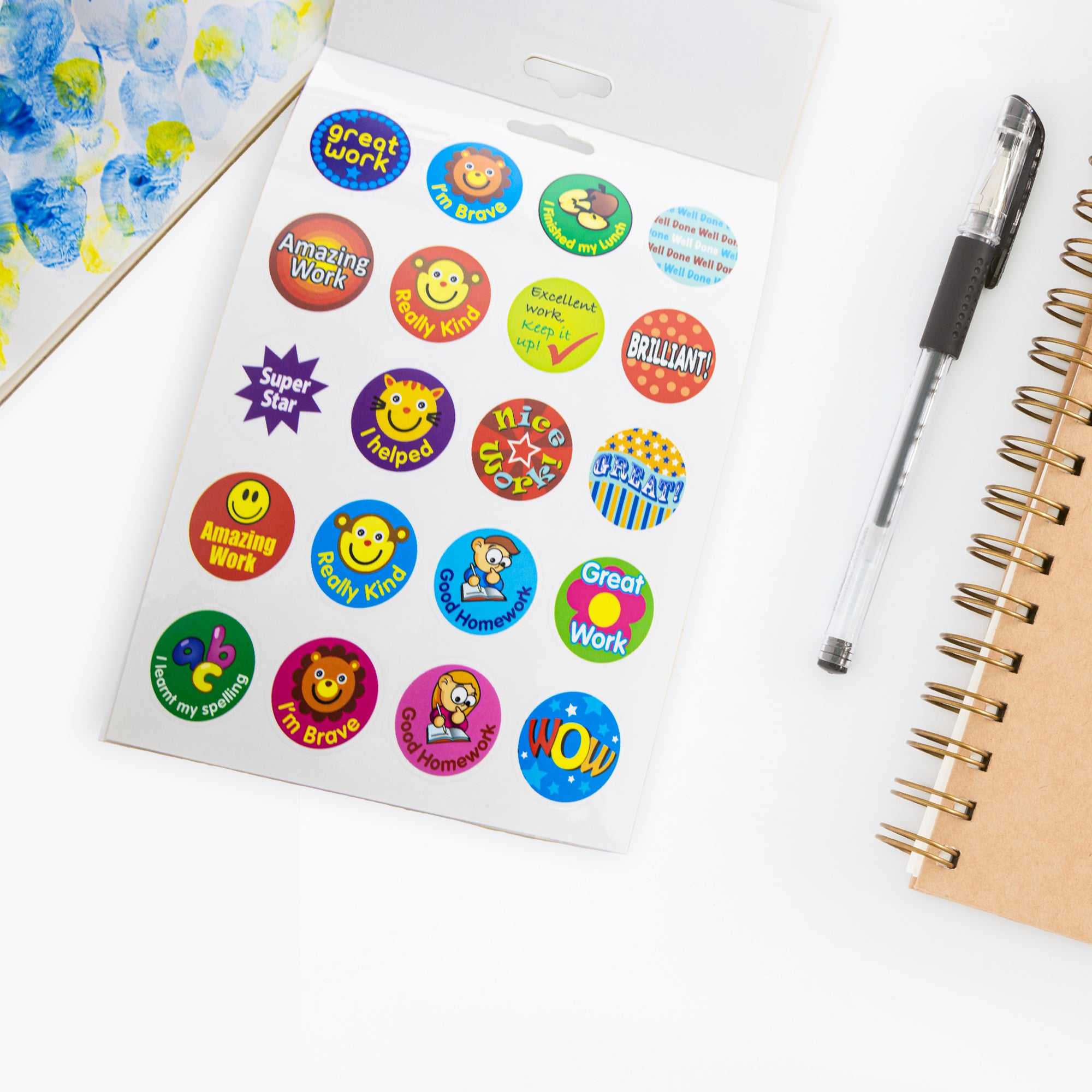 Reusable Reward Sticker Book, Over 120 Stickers