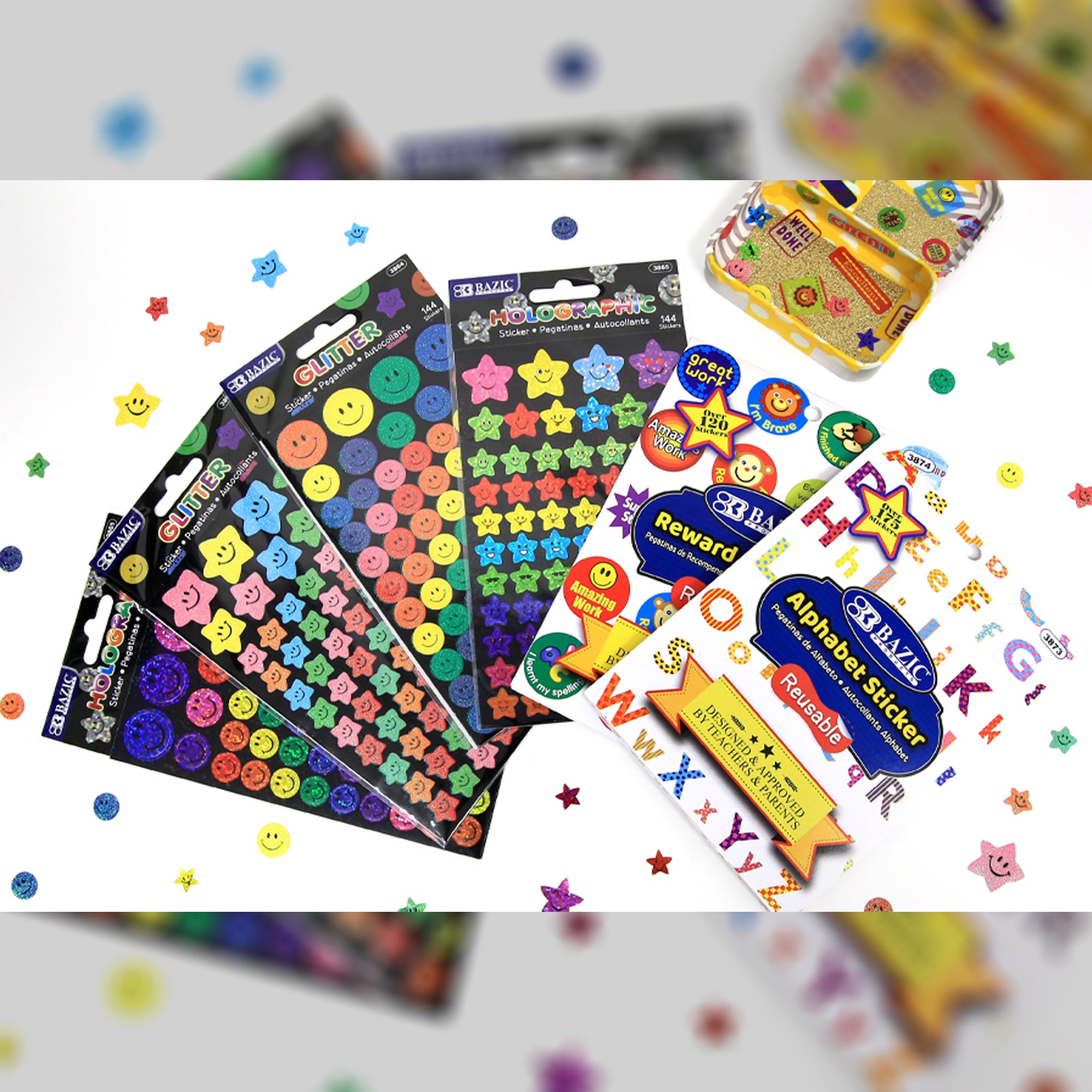 Reusable Reward Sticker Book, Over 120 Stickers