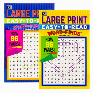 KAPPA Easy To Read Word Finds - Digest Size