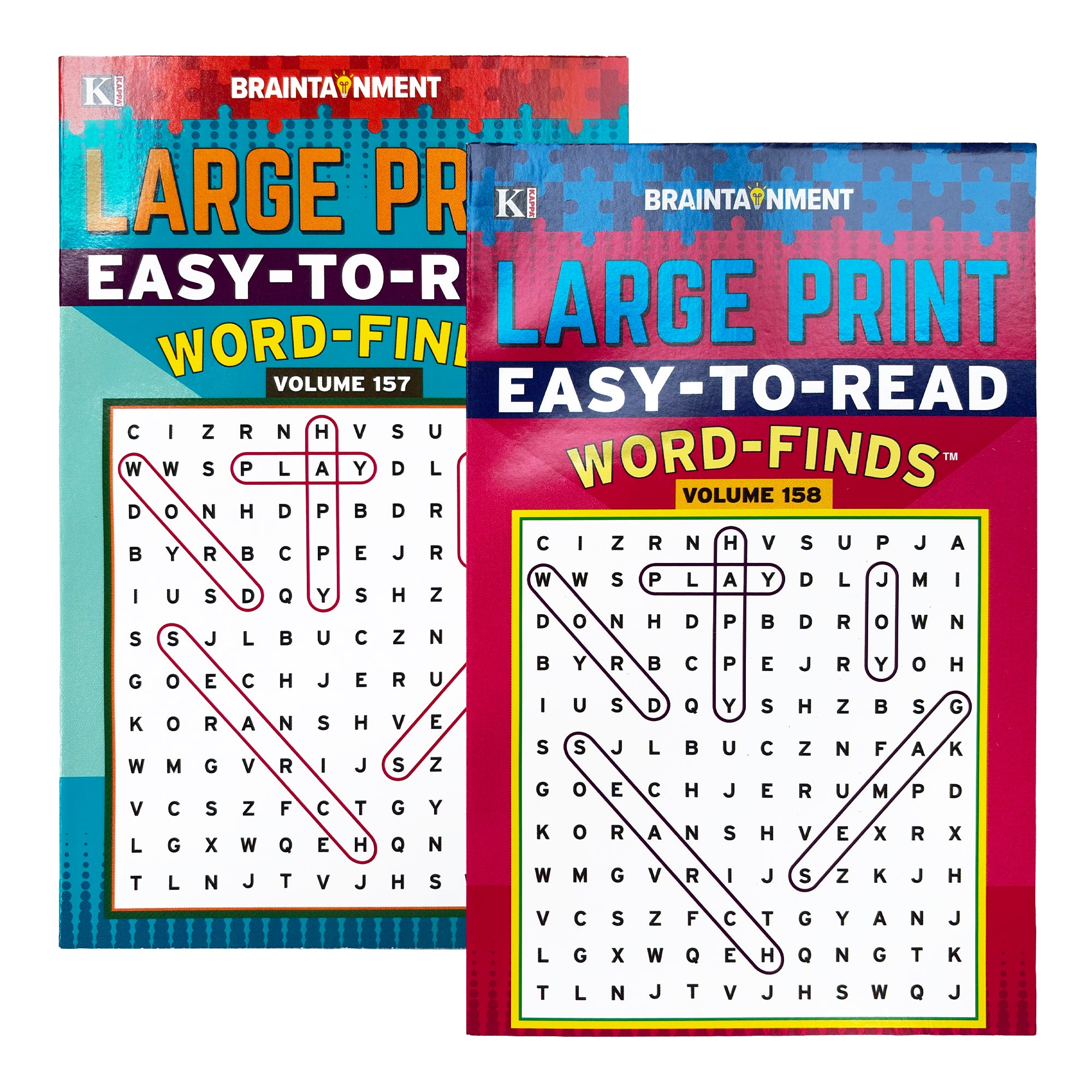 Easy to Read Word Finds Puzzle Book, Digest Size