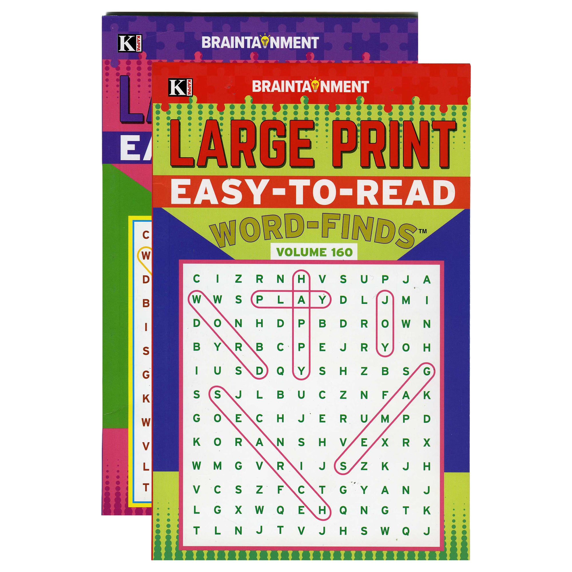Easy to Read Word Finds Puzzle Book, Digest Size