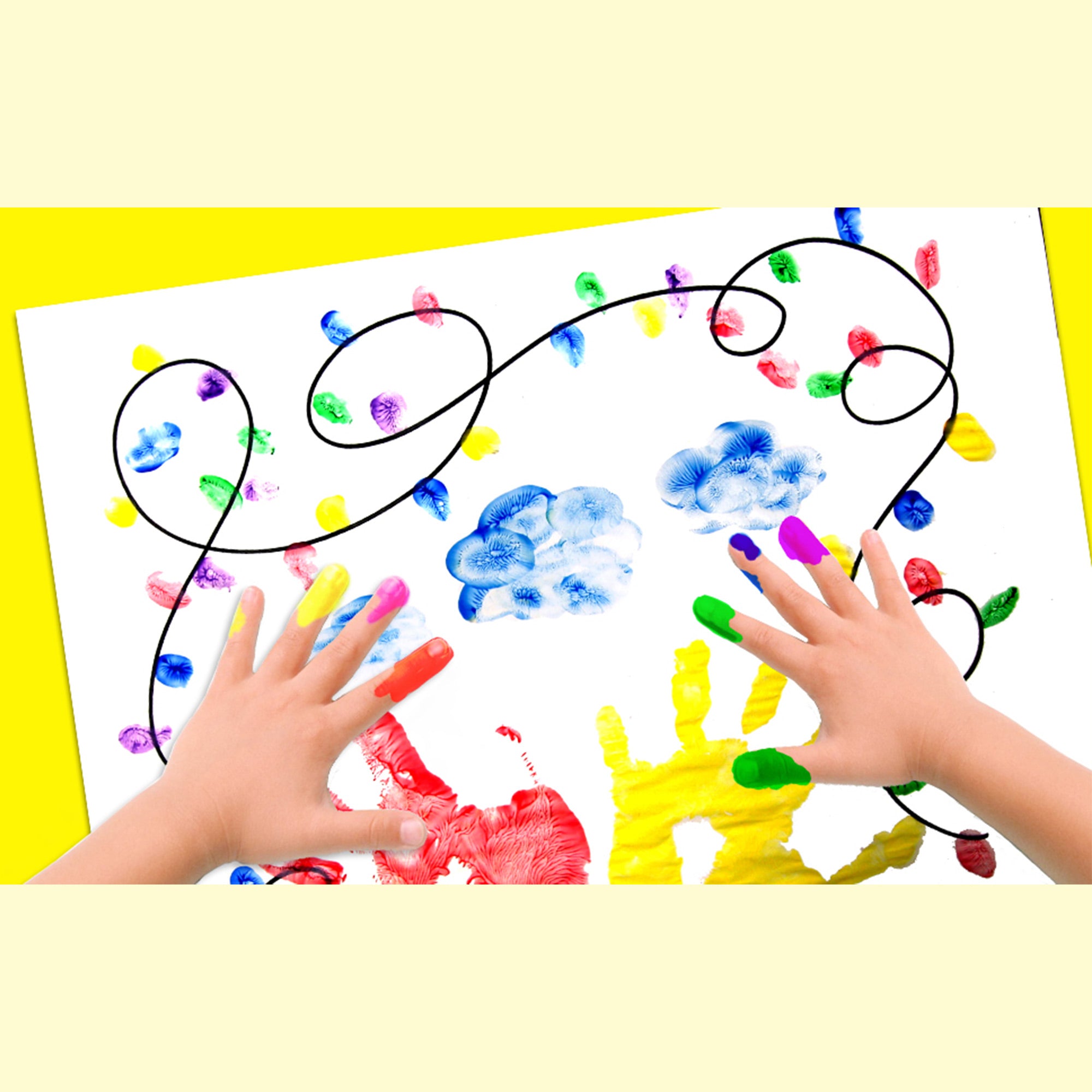 Finger Paints, 4 Colors, 1.3 fl oz, Ages 3+