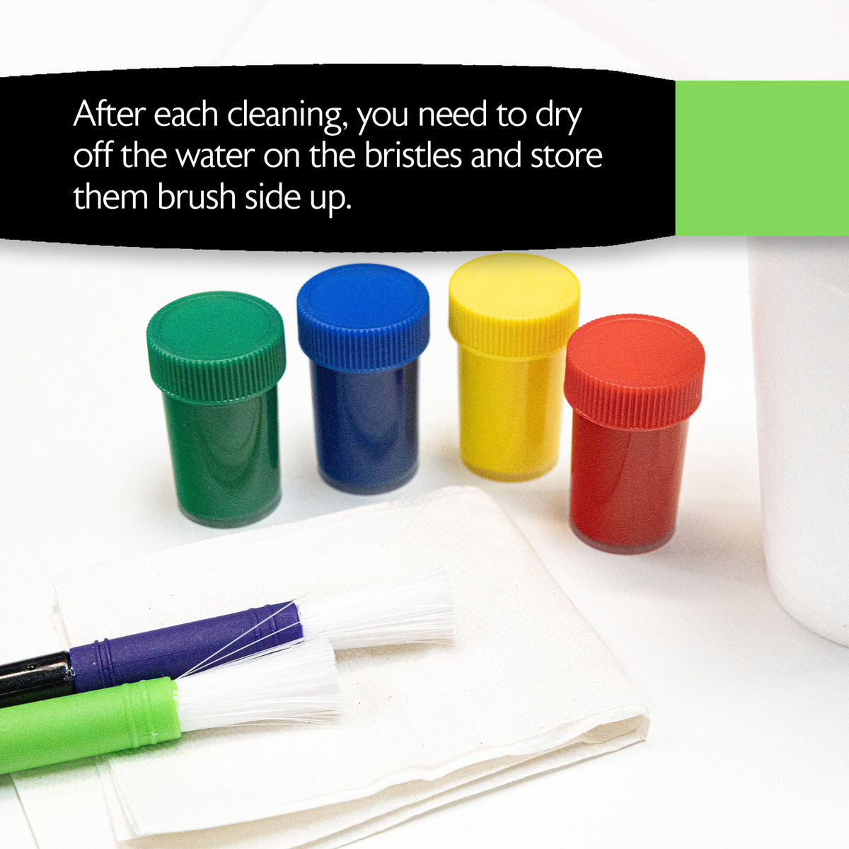 Jumbo Kids' Paint Brush Set, 4 Count, Quality Brush Build