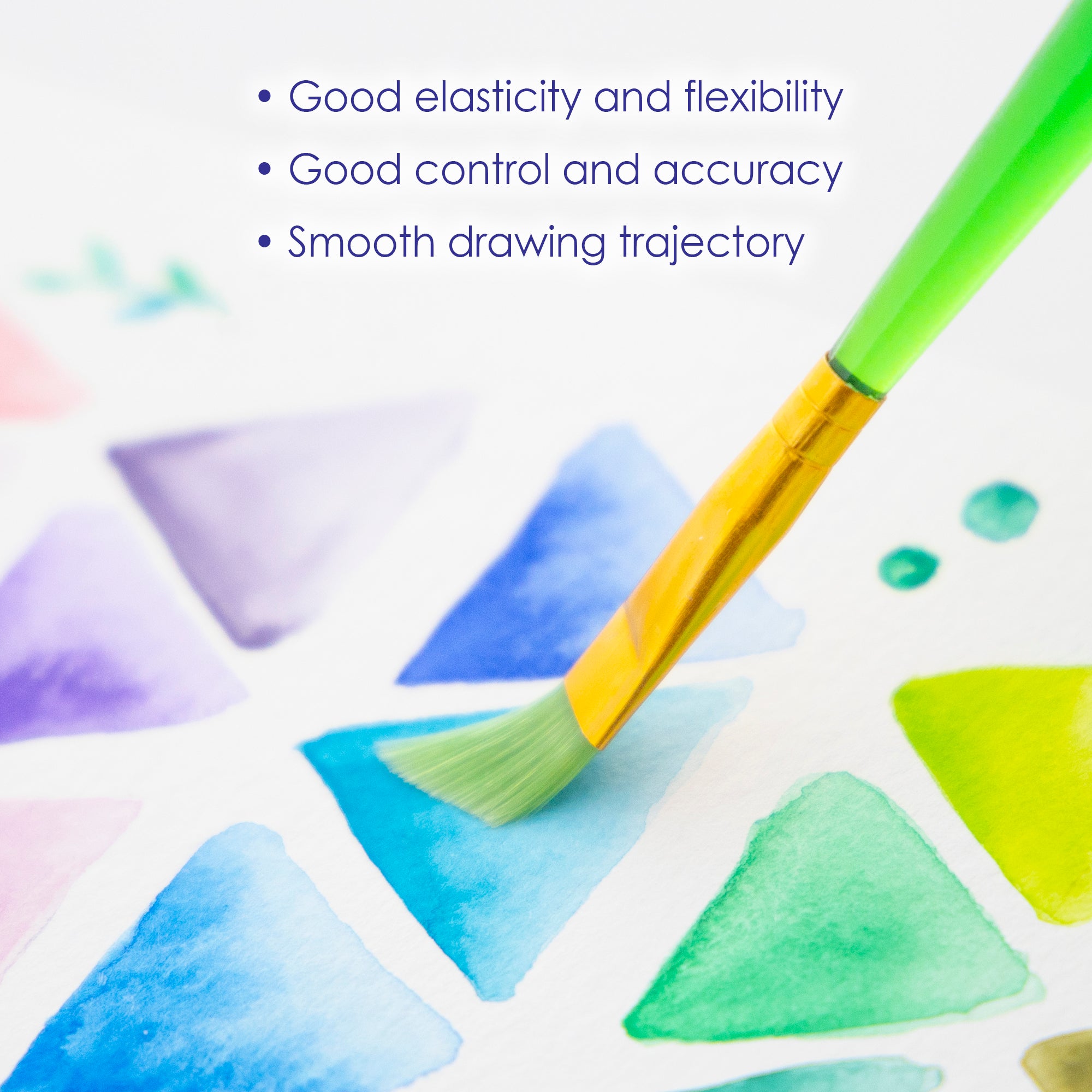 Paint Brush Set, 7 Count, for Painting Art Crafts