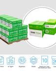 TREE FREE 8.5" X 11" White Copy Paper 100,000 Sheets (20 Cases/Pallet)
