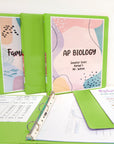 Binder View 1" Lime Green 3-Ring w/ 2-Pockets