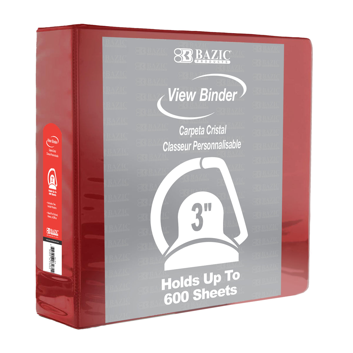 Burgundy Slant-D Ring View Binder