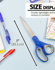 8" Classic Grip Stainless Steel Scissors