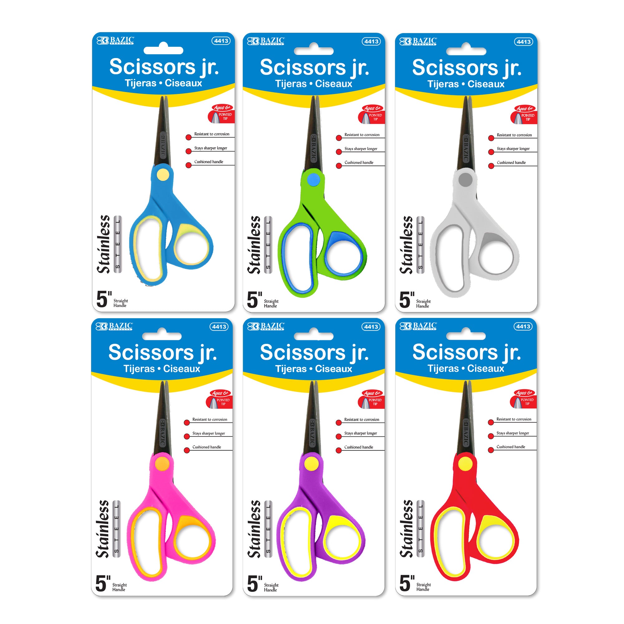 5 in Kids Scissors, for School Office Craft