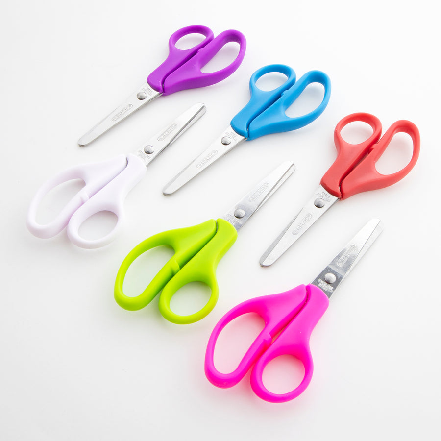 Bazic Products Bazic 4413 5 Soft Grip Pointed Tip Stainless Steel Scissors  Pack of 24 4413