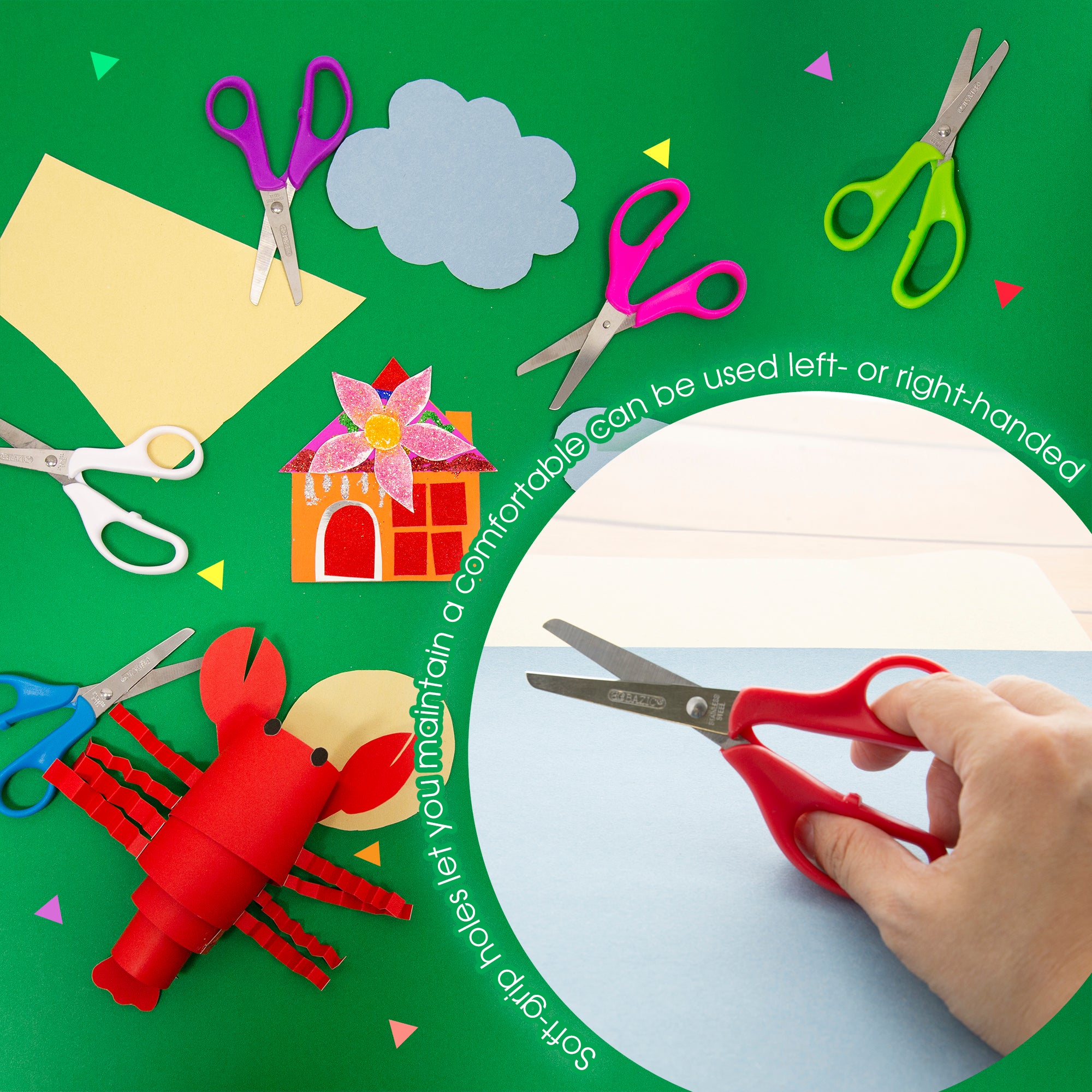 Small Scissors, 5", Blunt Tip, Ages 4+