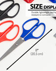 8" Double Thumb Stainless Steel Scissors