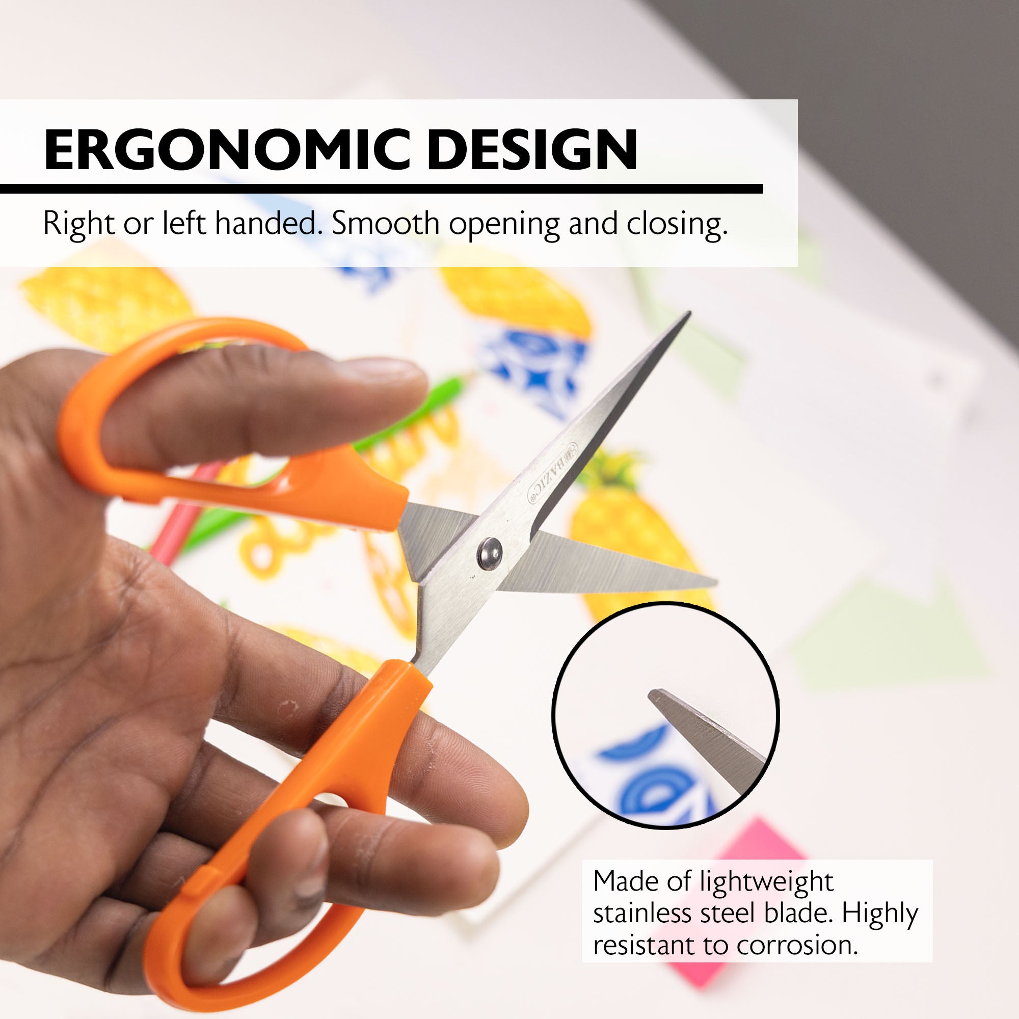 8 in Double Thumb Stainless Steel Scissors