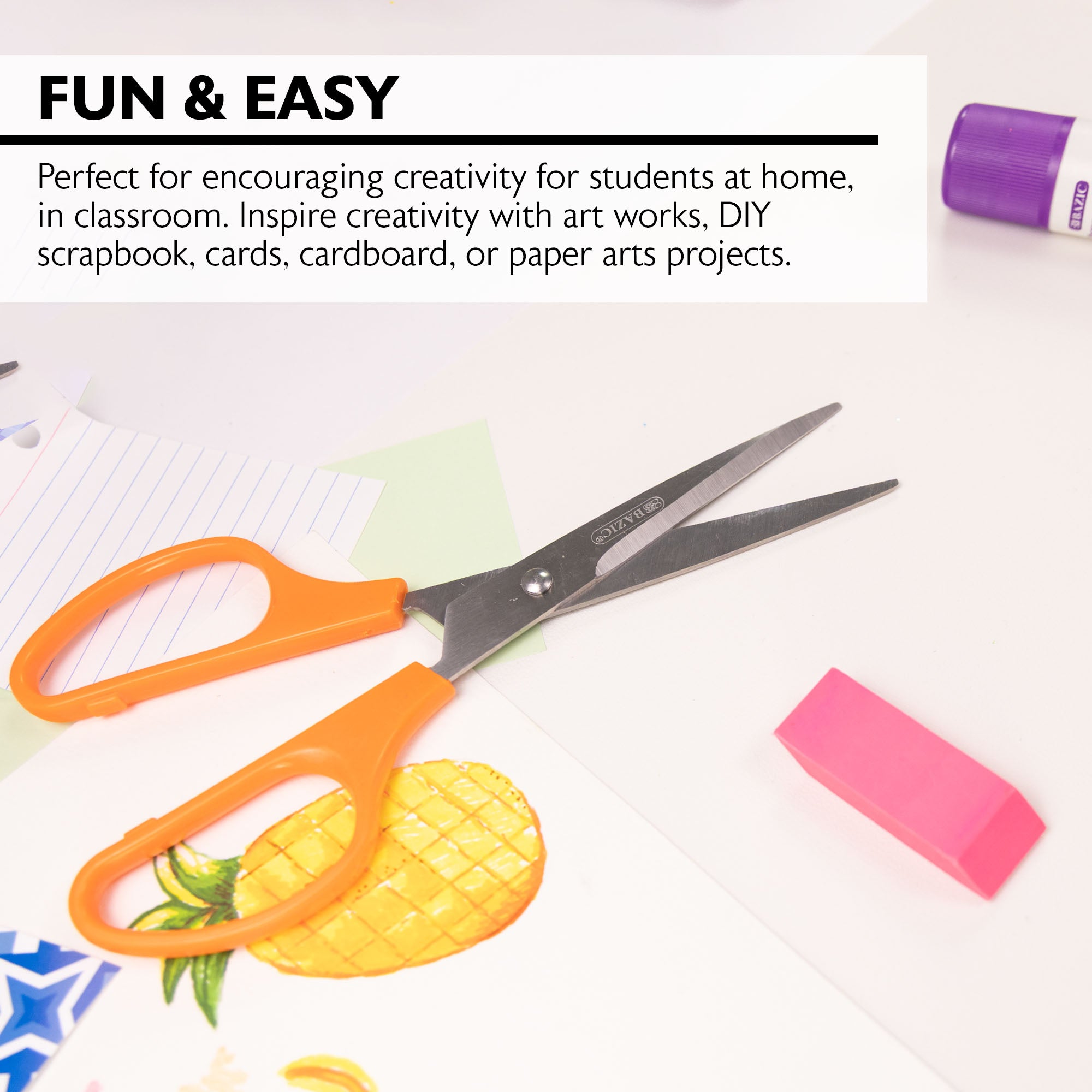 8 in Double Thumb Stainless Steel Scissors