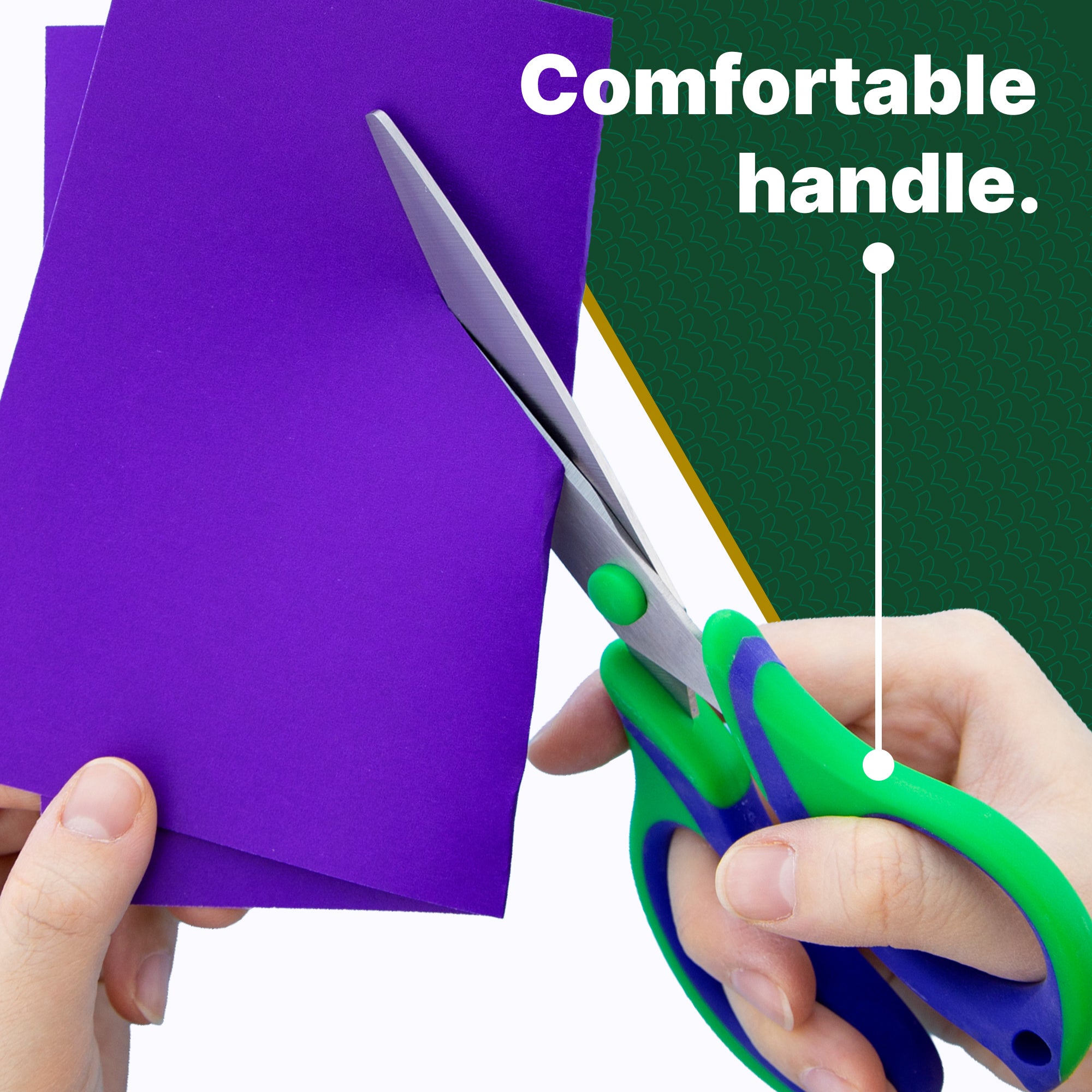 8" Duo Grip Stainless Steel Scissors