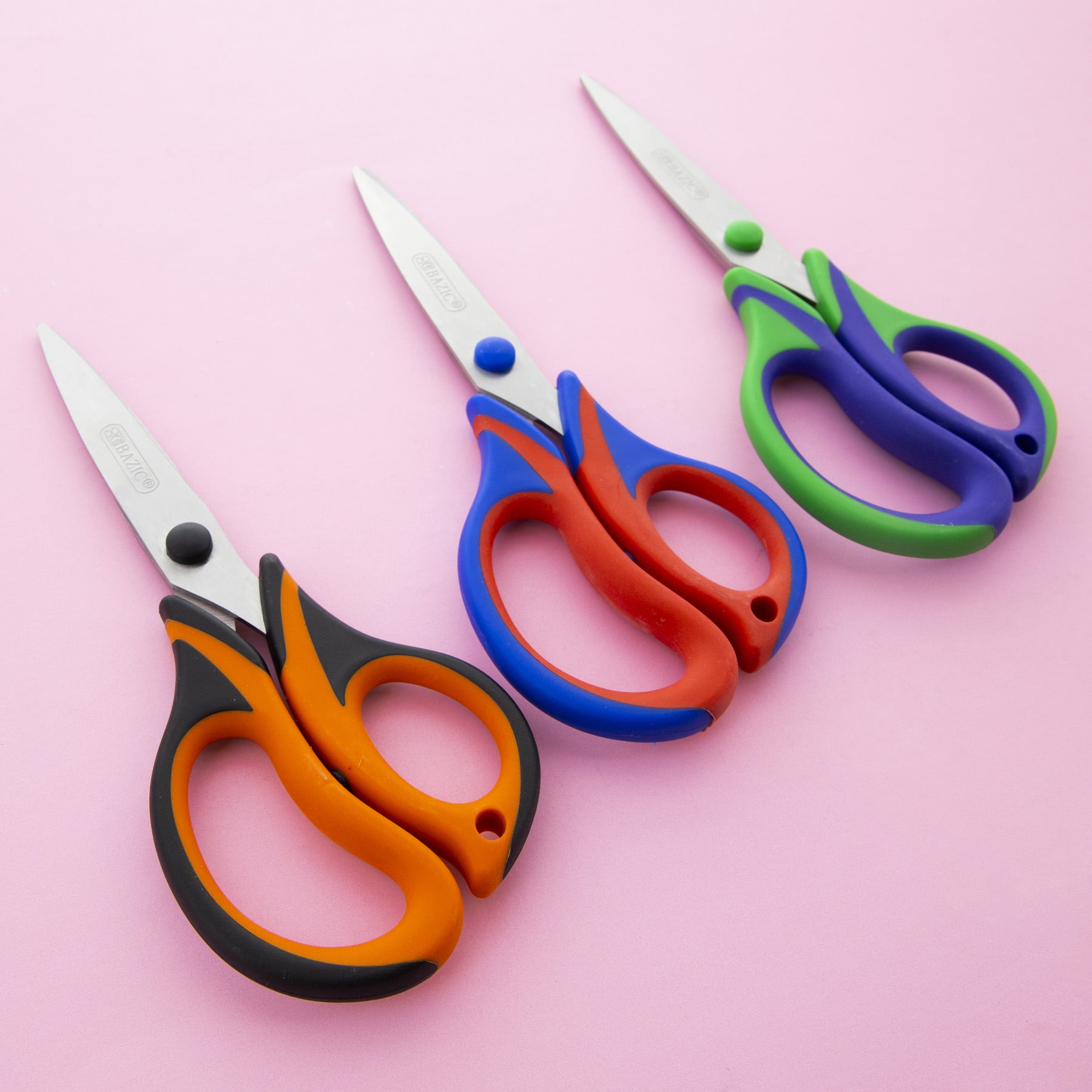 8" Duo Grip Stainless Steel Scissors